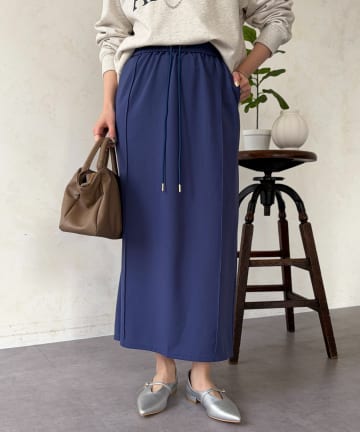 Chez toi(シェトワ) 梨地ナロースカート