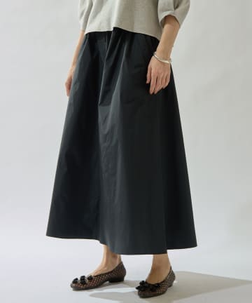 Whim Gazette(ウィム ガゼット) 【Drawing Numbers】タフタギャザースカート