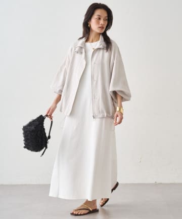 LOUNGEDRESS(ラウンジドレス) カットヘンリーワンピース