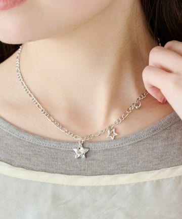 Kastane(カスタネ) 【fiw./3.12(木)12:00発売/WEB先行】スターステーションネックレス