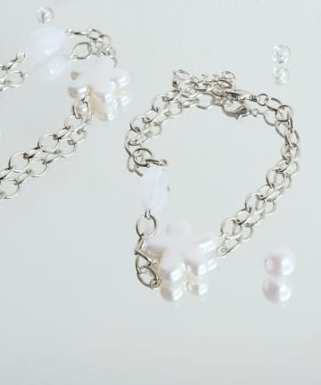 Kastane(カスタネ) 【fiw./3.12(木)12:00発売/WEB先行】シェルフラワーブレス