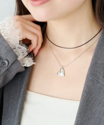 Kastane(カスタネ) 【fiw./3.12(木)12:00発売/WEB先行】ハートチョーカー＆スネークネックレス