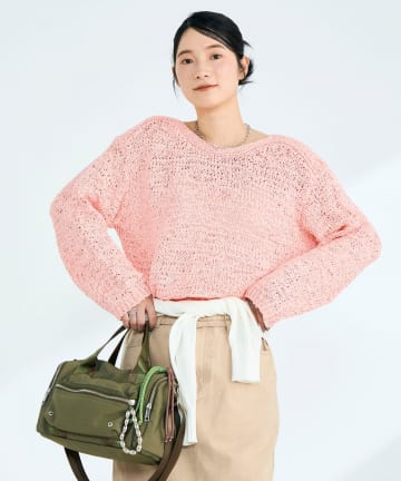 FREDY & GLOSTER(フレディ アンド グロスター) テープヤーンニットプルオーバー