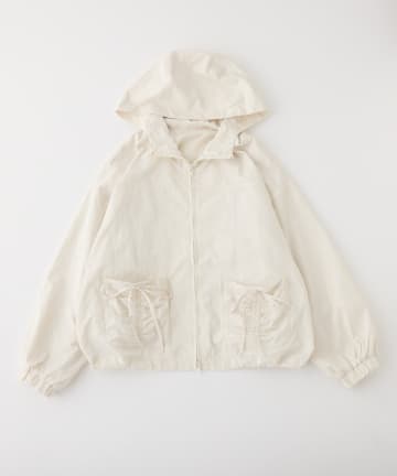 one after another NICE CLAUP(ワンアフターアナザー ナイスクラップ) ドロストリボンポケット付きマンパ