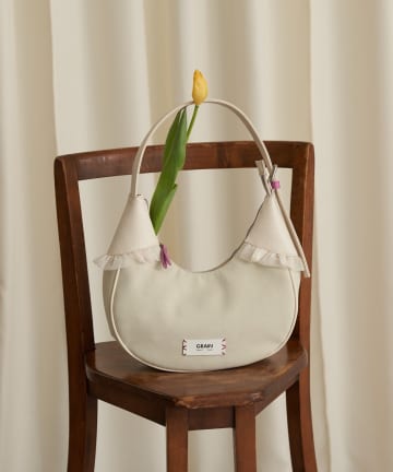 CIAOPANIC(チャオパニック) 【GRAIN/グレイン】スウェードドッキングチュールハンドバッグ