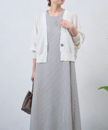 Jena　espace merveilleux(ジェナ　エスパスメルヴェイユ) ワンボタンドルマンカーディガン