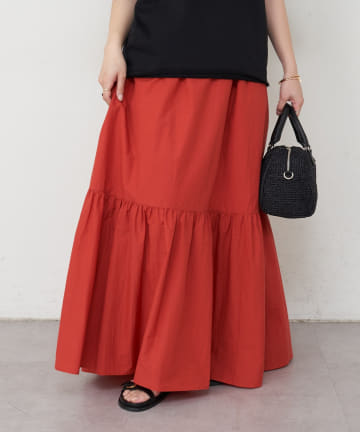 russet(ラシット) ティアードロングスカート