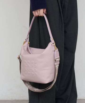 russet(ラシット) 《WEB限定》スタンダードミニショルダーバッグ <エンボスモノグラム>