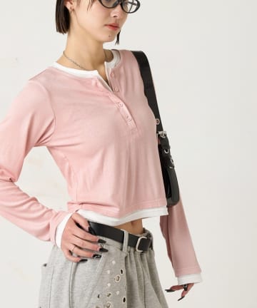 WHO’S WHO gallery(フーズフーギャラリー) 【WEB限定カラーあり】LAYERED TOPS