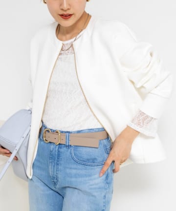 NOLLEY'S(ノーリーズ) ウォッシャブルダンボールブルゾン