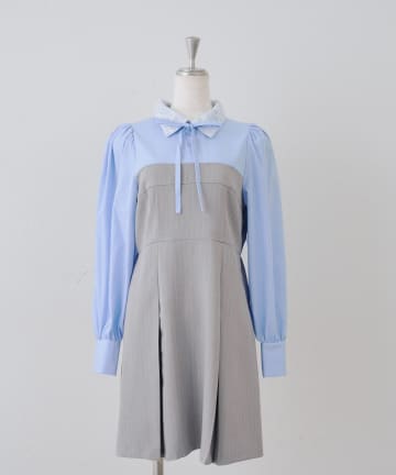 NICE CLAUP / OLIVE des OLIVE OUTLET(ナイスクラップ  / オリーブ デ オリーブ アウトレット) 【ANOTHER BRANCH】ドッキングミニワンピース