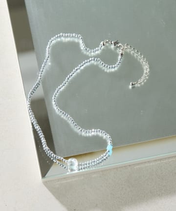 COLLAGE GALLARDAGALANTE(コラージュ ガリャルダガランテ) 【PAPILLONNER/パピヨネ】シャイニービーズネックレス