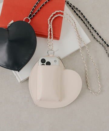 Chico(チコ) ハートデザインスマホポーチ