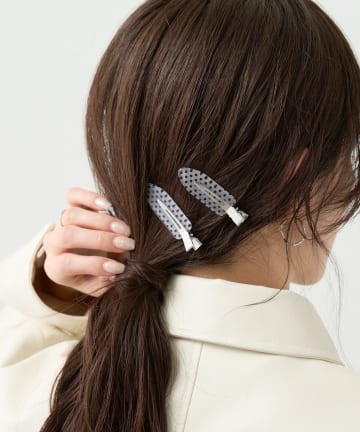 mystic(ミスティック) クリアドットヘアピン