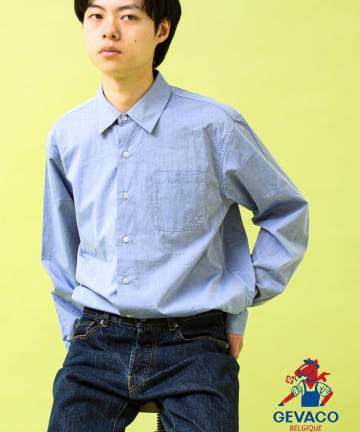 FREDY & GLOSTER(フレディ アンド グロスター) 【GEVACO/ゲバコ】シャンブレーシャツ
