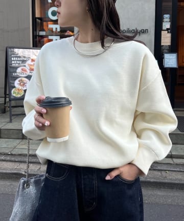 CIAOPANIC TYPY(チャオパニックティピー) 【WEB限定】エアリーコンフォートプルオーバーニット