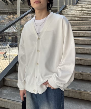 COLONY 2139(コロニー トゥーワンスリーナイン) コットンライクニットカーディガン