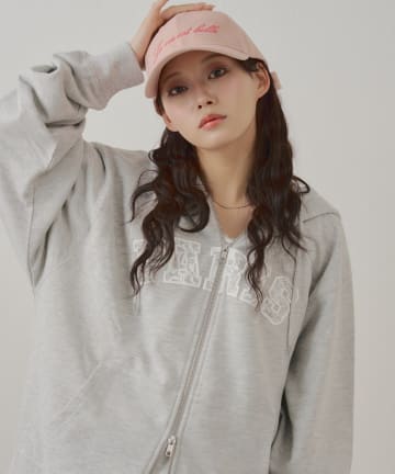 Chico(チコ) レースロゴルーズパーカー