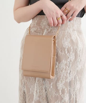 NICE CLAUP / OLIVE des OLIVE OUTLET(ナイスクラップ  / オリーブ デ オリーブ アウトレット) 【natural couture】ミラーインショルダーバッグ