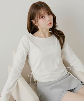 Chico(チコ) ラインストーンロゴロンT