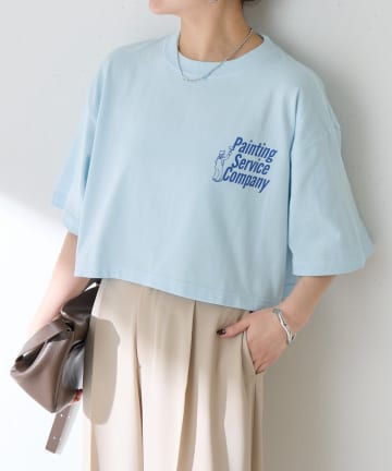 COLLAGE GALLARDAGALANTE(コラージュ ガリャルダガランテ) 【大人のロゴT】GOOD MOTIVE TEE/ロゴTシャツ