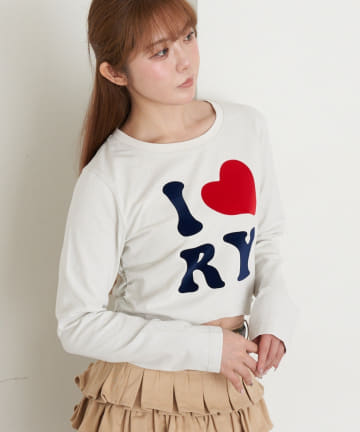 RAY CASSIN(レイカズン) ロゴワッペンチビT