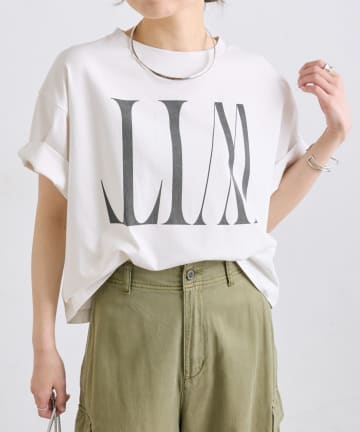 PUAL CE CIN(ピュアルセシン) 【新色登場/WEB限定】リバースロゴTシャツ