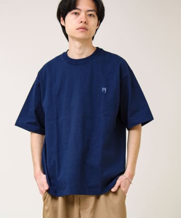 FREDY & GLOSTER(フレディ アンド グロスター) 【BOY刺繍】裏グラデーション ワンポイント半袖Tシャツ