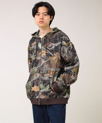 FREDY & GLOSTER(フレディ アンド グロスター) 【タフに着回す】キャンバス/デニム ジップパーカー