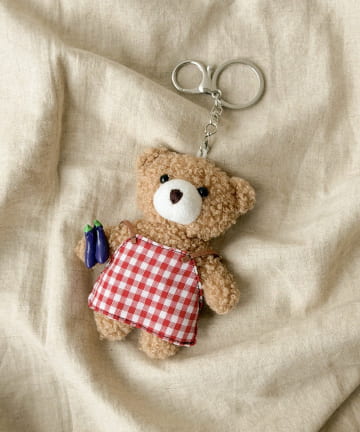 3COINS(スリーコインズ) ベジタブルクマキーホルダー