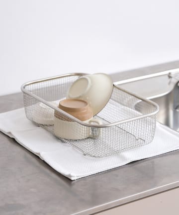 3COINS(スリーコインズ) 深型水切りかご／KITINTO