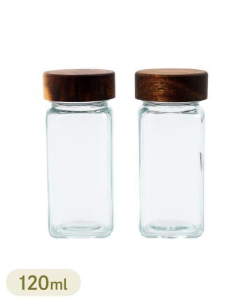 3COINS(スリーコインズ) 調味料ボトル2本セット：120ml／KITINTO