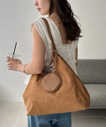 DISCOAT(ディスコート) 2WAYハンドルコンビトートバッグ《詳細動画あり》