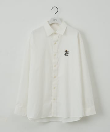 COLONY 2139(コロニー トゥーワンスリーナイン) 【ConVenir】 サーフィンテディベアワンポイント刺繍シャツ
