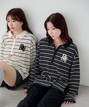 Kastane(カスタネ) 【4色展開】サガラボーダーポロ