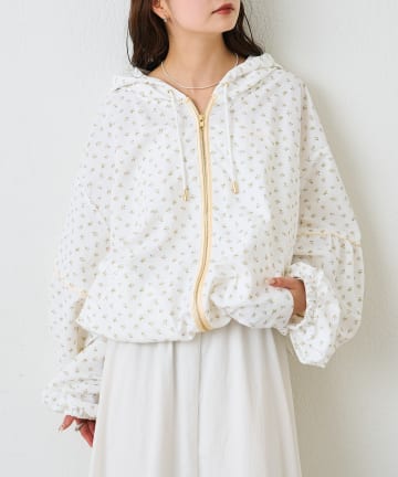 袖取り外し可/2WAY】ベロアパディングブルゾン | Kastane(カスタネ