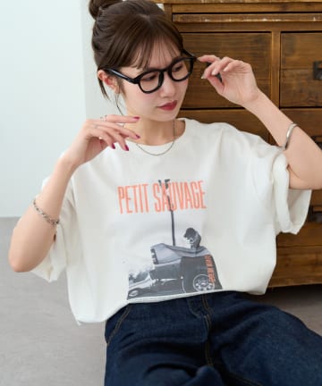 DISCOAT(ディスコート) 【Enlude】アソートアニマルフォトT