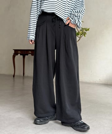 CPCM(シーピーシーエム) 2タックバレルパンツ