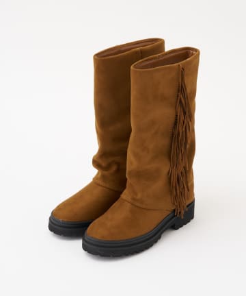 CIAOPANIC(チャオパニック) サイドフリンジミドルブーツ