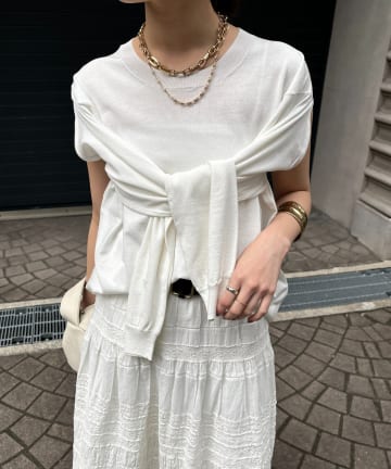 DOUDOU(ドゥドゥ) スリット2WAYニット