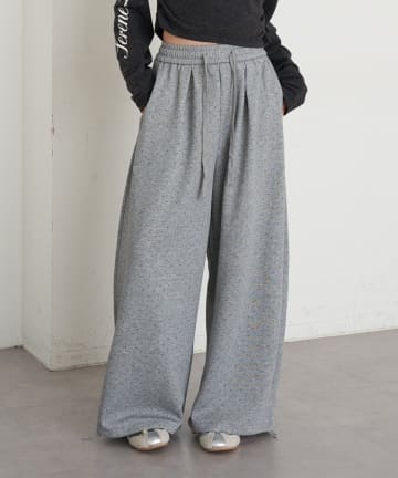 RAY CASSIN(レイカズン) ドットスウェットパンツ