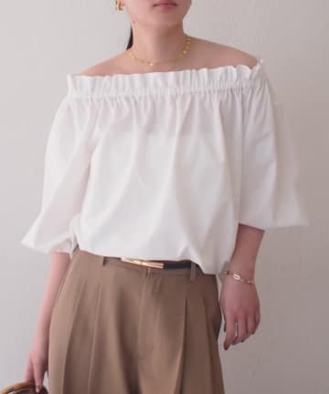 LOUNGEDRESS(ラウンジドレス) オフショルブラウス