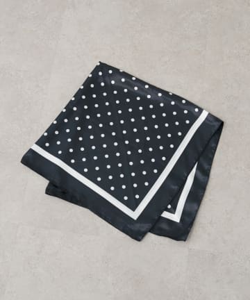 mystic(ミスティック) ドットサテンスカーフ