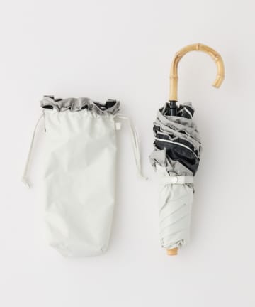 one after another NICE CLAUP(ワンアフターアナザー ナイスクラップ) 晴雨兼用/バイカラーフリル折りたたみ傘