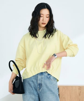 FREDY & GLOSTER(フレディ アンド グロスター) 裾インゴムブークレープルオーバー