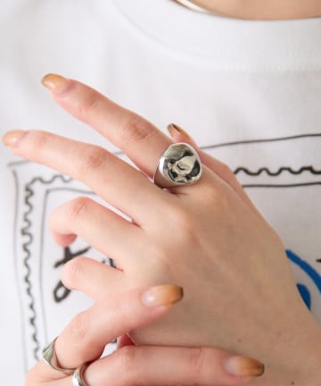 COLLAGE GALLARDAGALANTE(コラージュ ガリャルダガランテ) 【Sivelle./シヴェル】ステンレスプドルリング