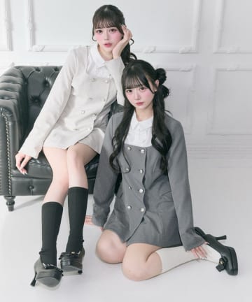 Belle Charme(ベルシャルム) Classical Frill Collar Jacket