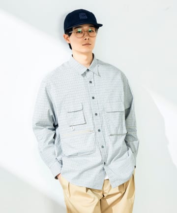 FREDY & GLOSTER(フレディ アンド グロスター) 【ギアディテール】チェック フィッシングシャツ