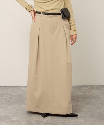 NOLLEY'S(ノーリーズ) 【MAQWEL/マクウェル】タックロングスカート