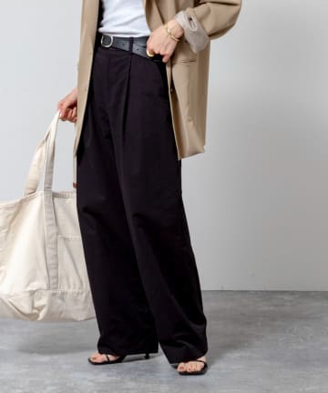 NOLLEY'S(ノーリーズ) 【MAQWEL/マクウェル】ウォッシャブルカーブチノパンツ